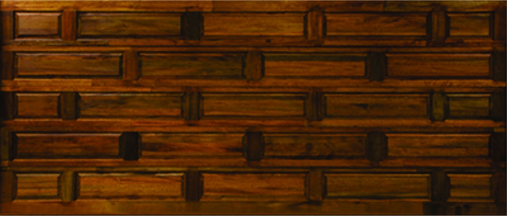 Brick meranti double door