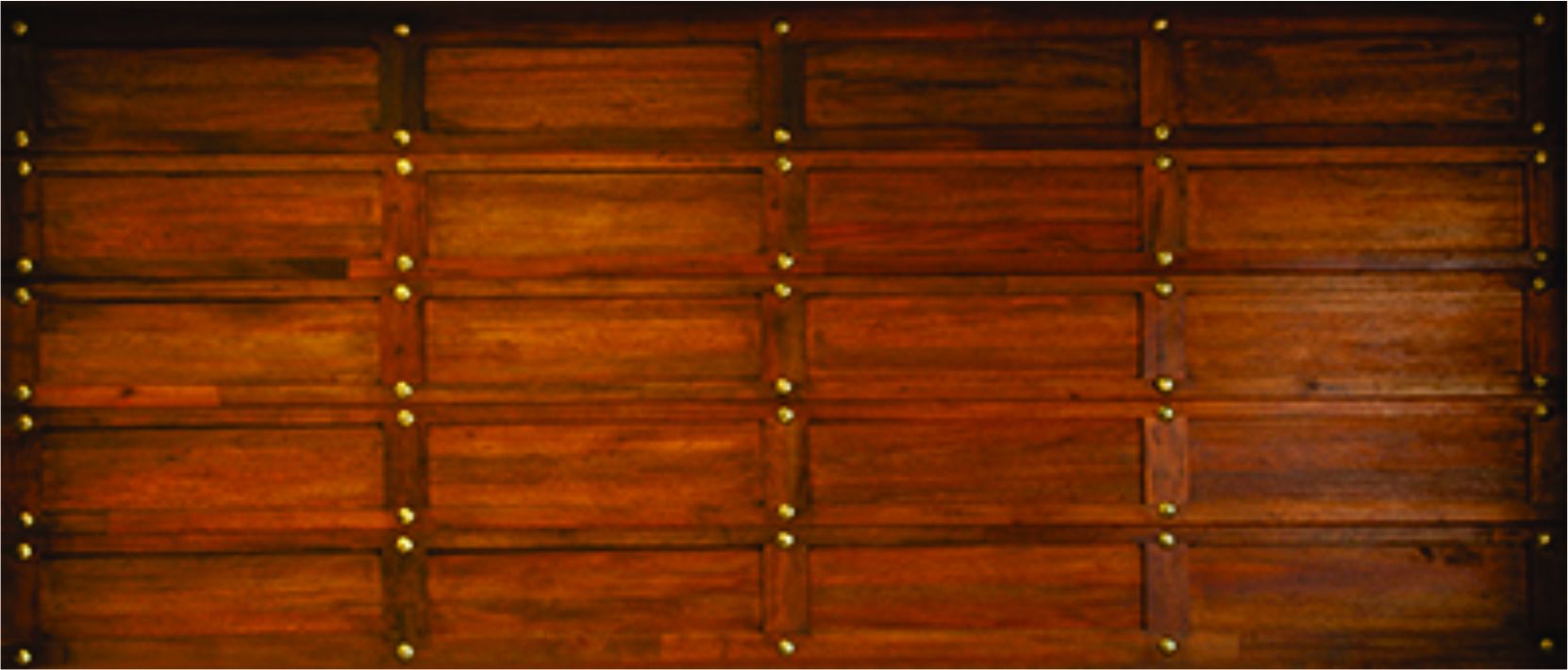 Rustic meranti double door
